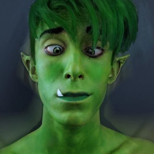 Beast Boy cosplay Universo DC Comics - Teen Titans - Teen Titans Go - Gab Cosplay - Cosplayer italiano