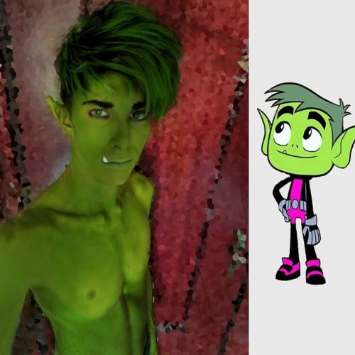 Beast Boy cosplay Universo DC Comics - Teen Titans - Teen Titans Go - Gab Cosplay - Cosplayer italiano